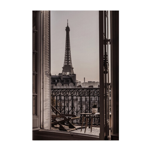 Tablou decorativ olegrafie pe panza City 60 x 90 cm
