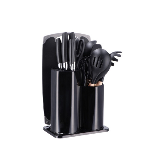 Set 17 ustensile cu suport, bucatarie 22 x 14 x 36 cm