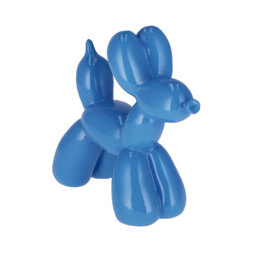 Figurina Catelus polirasina albastra 25,5 x 10 x 23 cm
