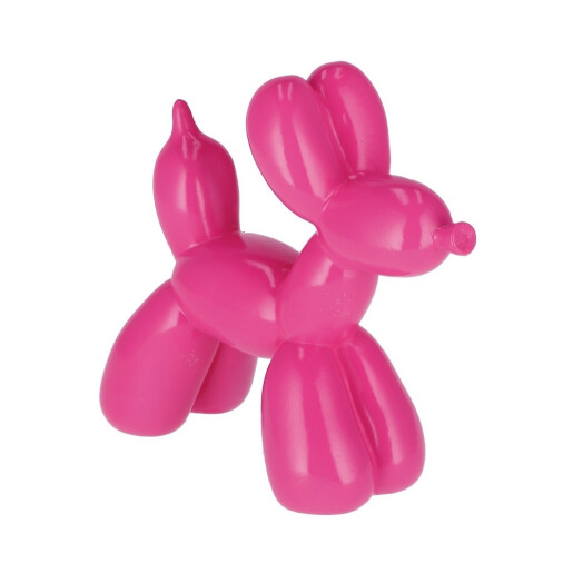Figurina Catelus polirasina roz 20 x 7,5 x 18 cm