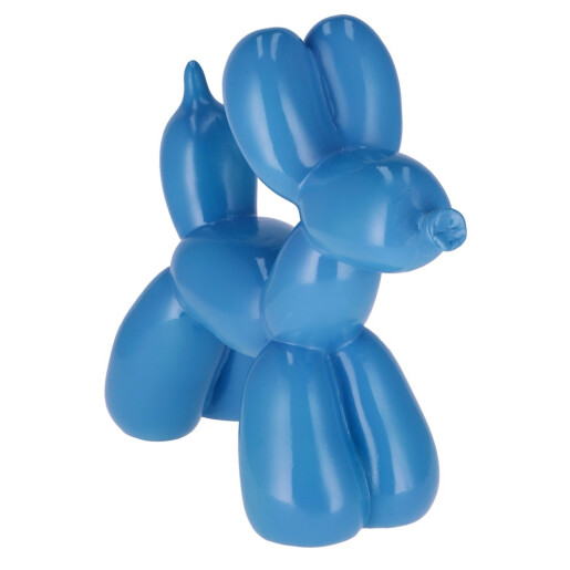 Figurina Catelus polirasina albastra 35 x 13,5 x 32 cm