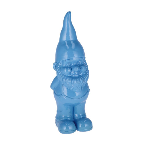 Figurina Gnom polirasina albastra 8,5 x 9,5 x 28 cm