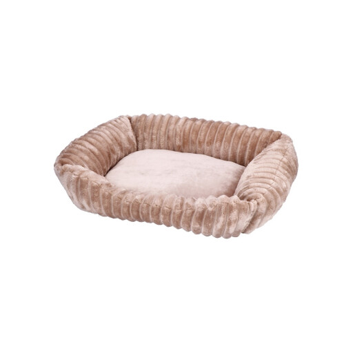 Culcus, perna animale flanel maro 66 x 56 x 20 cm