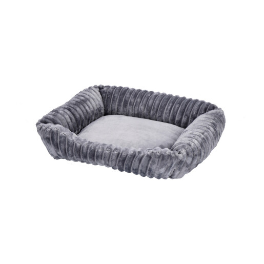 Culcus, perna animale flanel gri 66 x 56 x 20 cm