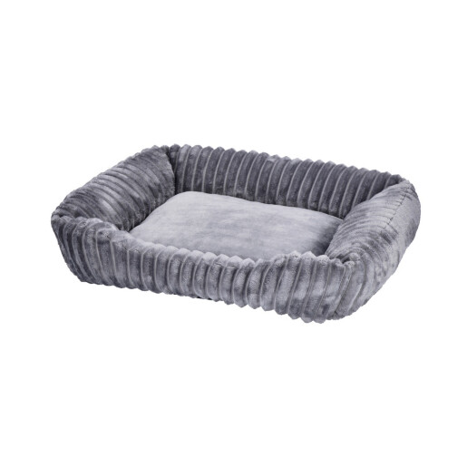 Culcus, perna animale flanel gri 76 x 60 x 23 cm