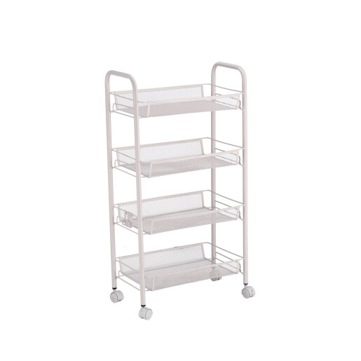 Carucior servire fier alb 44 x 26 x 83,5 cm