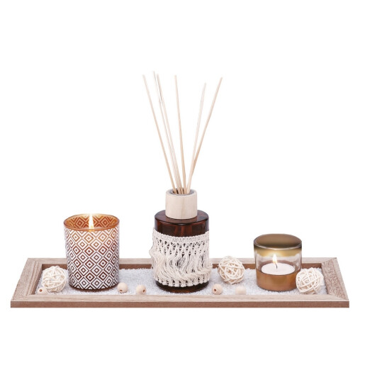 Set lumanare, suport lumanare, tava, parfum ambiental Hawaii 100 ml