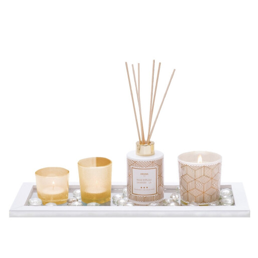 Set lumanare, suport lumanare, tava, parfum ambiental Hawaii II 100 ml