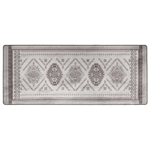 Covoras antiderapant textil bej 50 x 120 cm