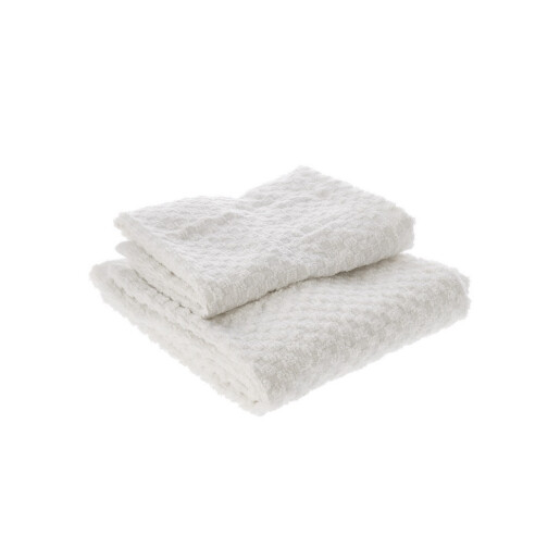 Set 2 prosoape baie bumbac alb 36 x 56 cm, 53 x 96 cm, 500 gr