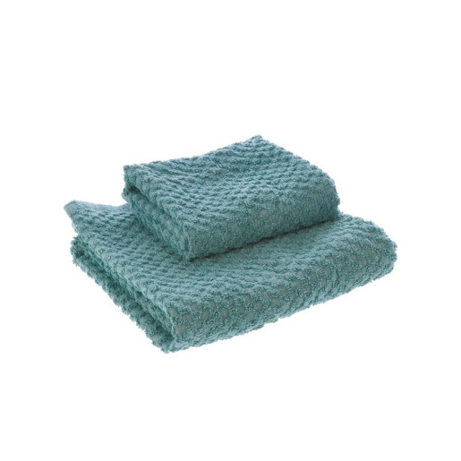 Set 2 prosoape baie bumbac verde 36 x 56 cm, 53 x 96 cm, 500 gr