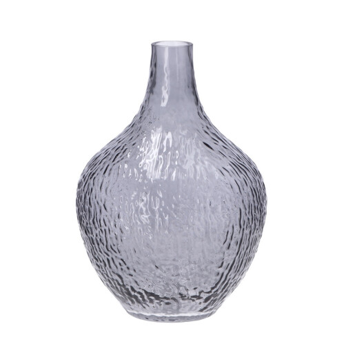 Set 2 vaze flori sticla roz violet 21,5 x 30,5 cm