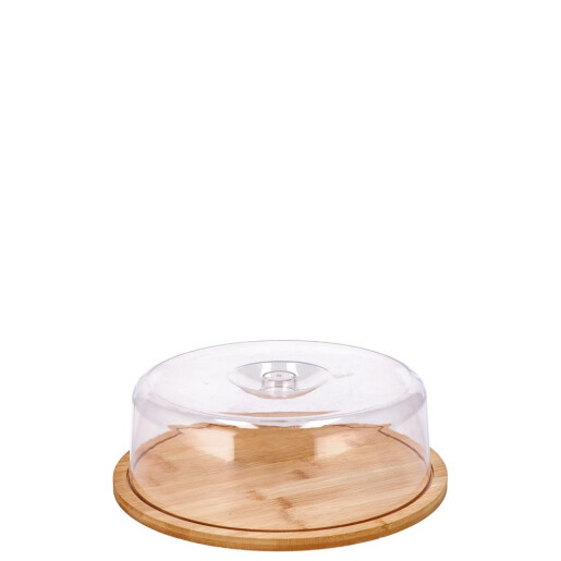 Platou lemn cu capac plastic 27,5 x 9 cm