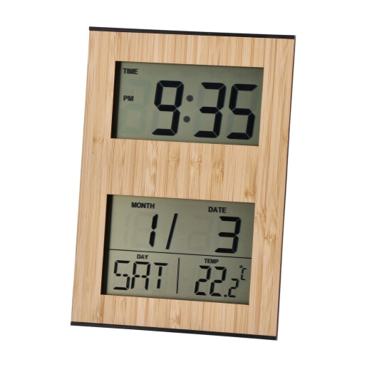 Ceas desteptator cu statie meteo  15 x 2,5 x 21 cm