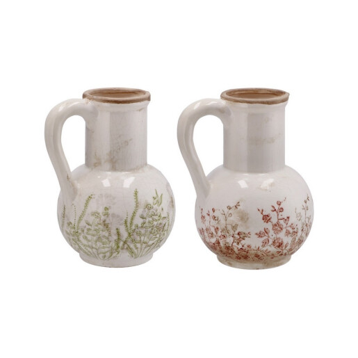 Set 2 vaze flori ceramica multicolora 19 x 16 x 23 cm