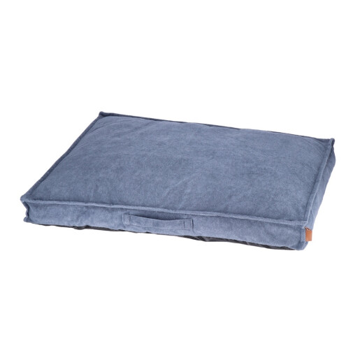 Culcus, perna animale textil albastru indigo 88 x 68 x 10 cm