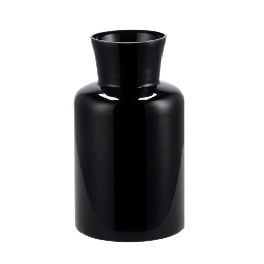 Vaza flori sticla neagra 15 x 26 cm
