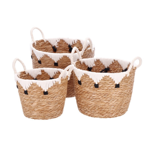 Set 3 cosuri depozitare Lush 23 x 26, 28 x 29, 33 x 32 cm