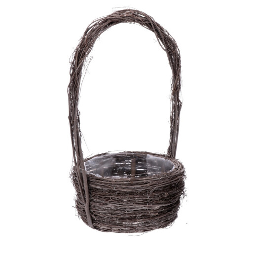 Set 2 ghivece flori lemn salcie maro 19 x  38 cm, 29 x 52 cm