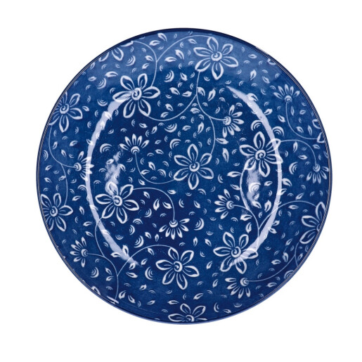 Set 4 farfurii portelan multicolor 19 cm