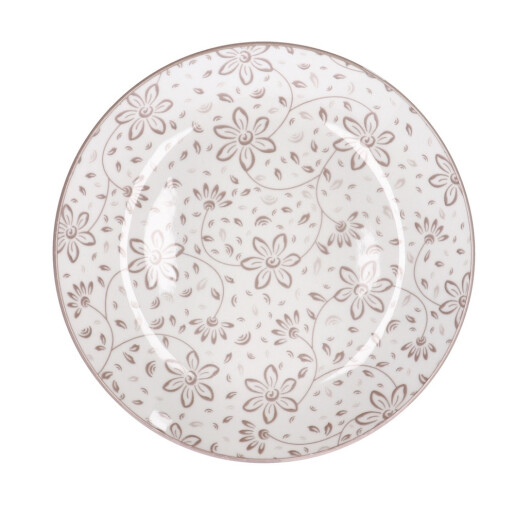 Set 4 farfurii portelan multicolor 19 cm