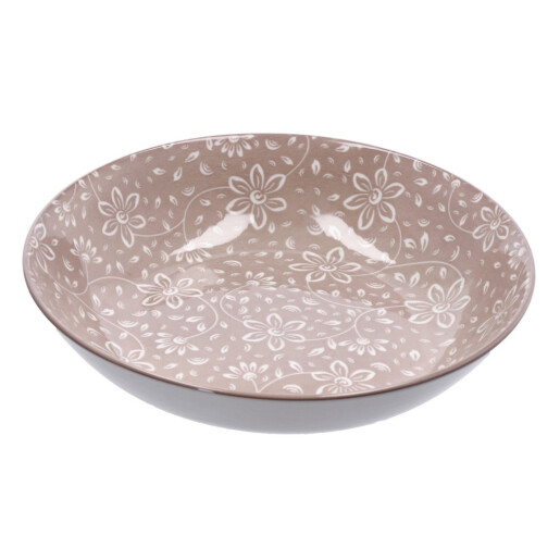 Set 4 boluri portelan multicolor 20.5 cm