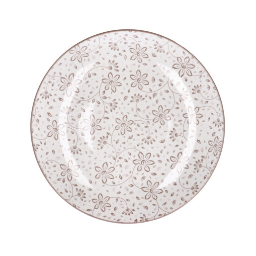 Set 4 farfurii portelan multicolor 26.5 cm