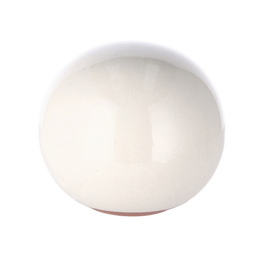 Set 2 sfere decorative ceramica verde alba 21 cm