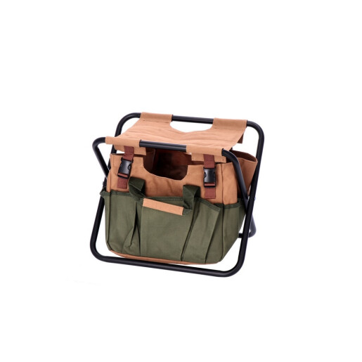 Taburet gradina, pliabil cu spatiu depozitare 28 x 40 x 33 cm