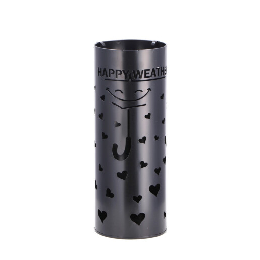 Suport umbrele metal negru 19 x 49 cm