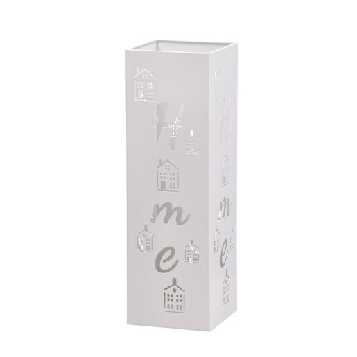 Suport umbrele metal alb Home 15,5 x 15,5 x 49 cm