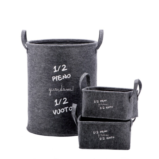 Set 13 cosuri depozitare Alan 27 x 15 x 14, 29 x 18 x 15,  31 x 21 x 16, 38 x 51 cm