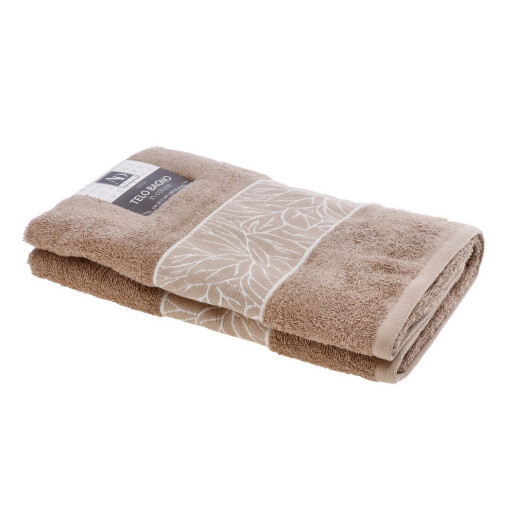 Prosop baie bumbac maro 90 x 140 cm