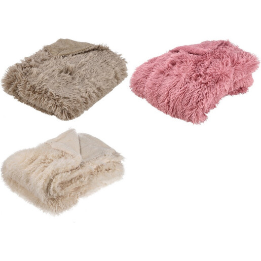 Set 3 paturi textil multicolor Emily 200 x 220 cm