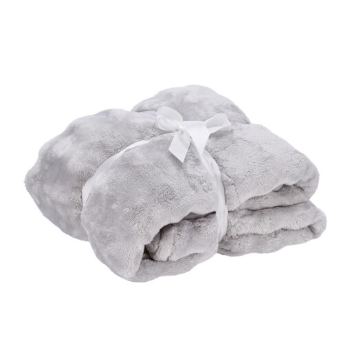 Patura textil gri 200 x 220 cm