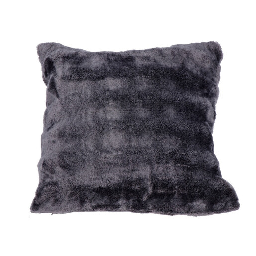 Perna decorativa textil negru 45 x 45 cm