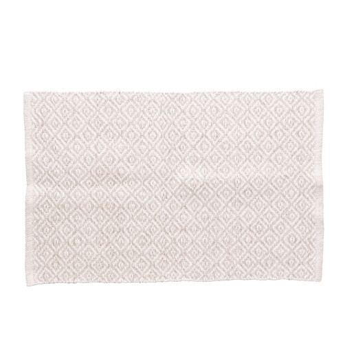 Covor bumbac crem 90 x 150 cm