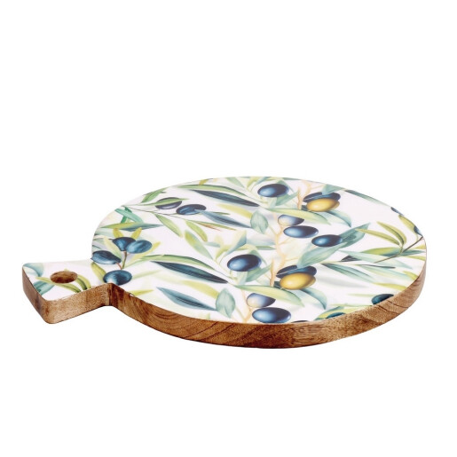 Set 2 platouri servire lemn multicolor Yari 39 x 29 x 2,5 cm