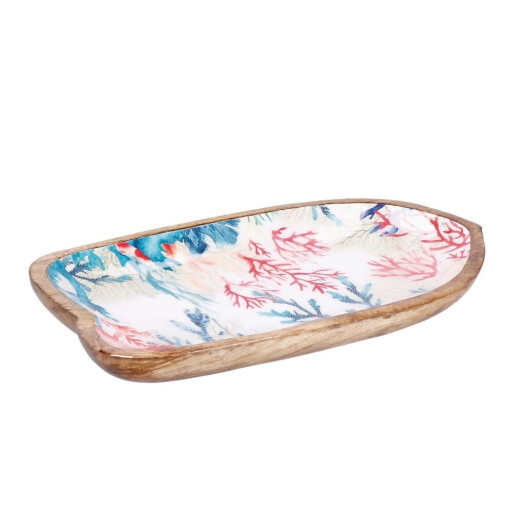 Platou lemn multicolor Maela II 35 x 20 x 4 cm