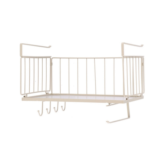 Etajera suspendabila fier crem 36 x 24 x 25,5 cm