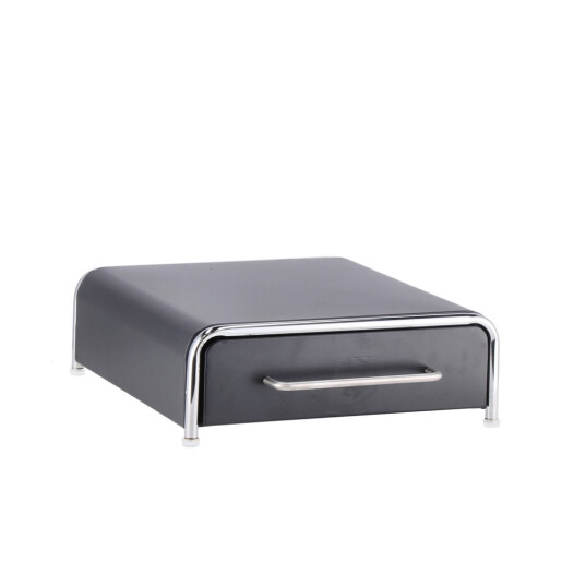 Cutie depozitare capsule cafea, metal gri argintiu 30 x 31,5 x 10,5 cm