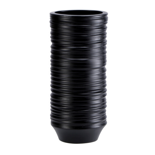 Vaza flori ceramica neagra 12,5 x 35,5 cm
