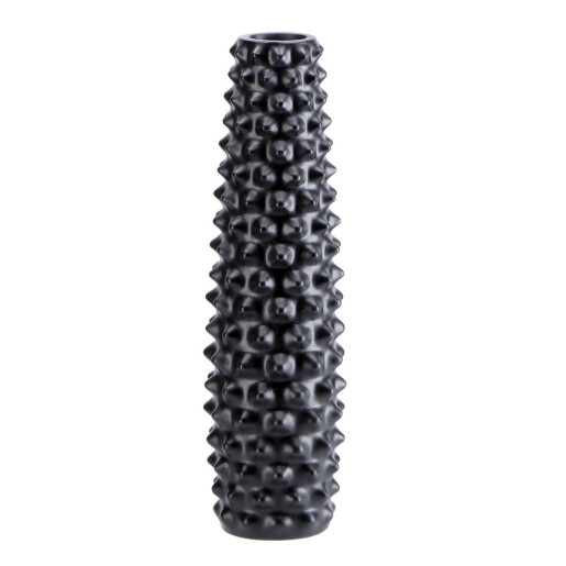 Vaza flori ceramica neagra 13,5 x 46 cm