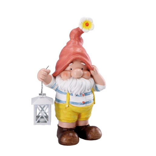 Figurina Gnom ceramica multicolora 23,5 x 15,5 x 40 cm