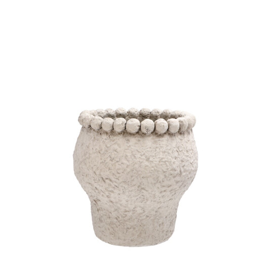 Ghiveci flori piatra bej 16,5 x 16,5 cm