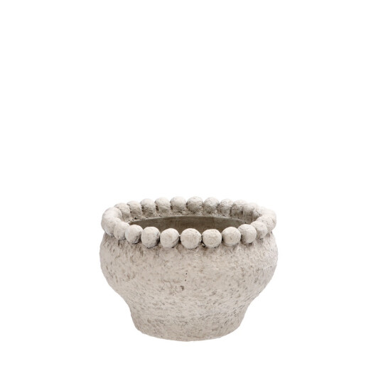 Ghiveci flori piatra bej 20,5 x 13,5 cm