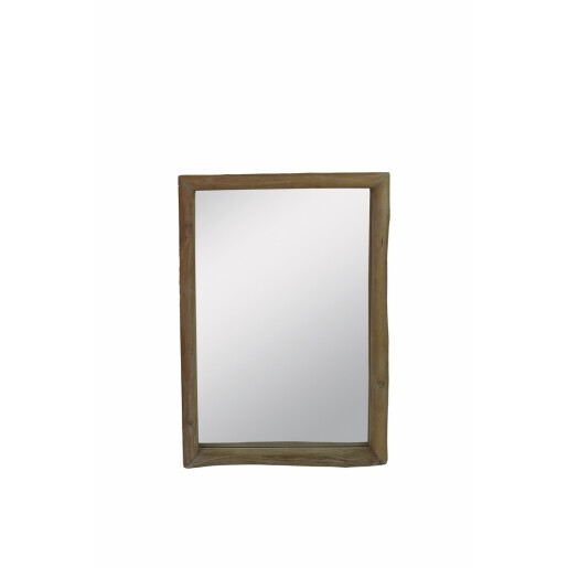 Oglinda perete lemn maro 60 x 90 cm