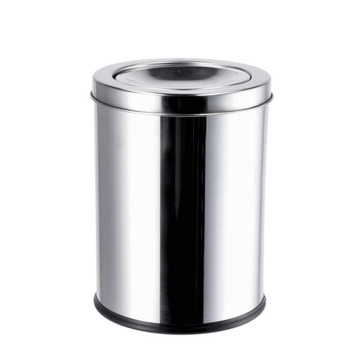 Cos gunoi cu capac mobil, otel argintiu 17 x 23,5 cm / 3 L
