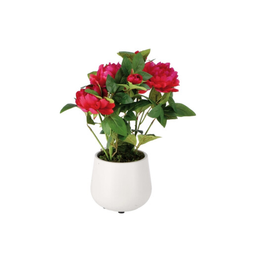 Set 4 ghivece Bujori artificiali  19 x 52 cm