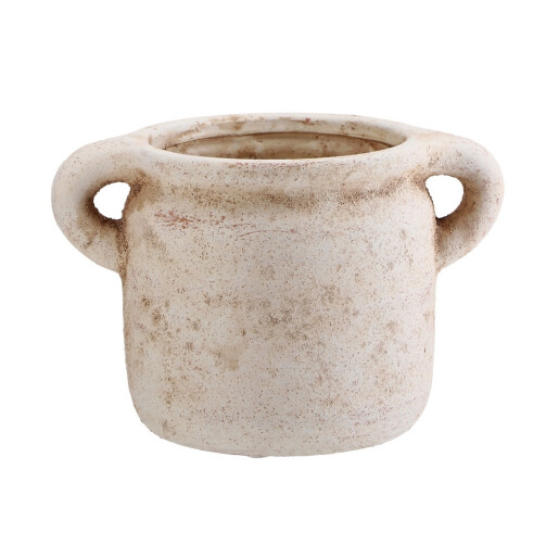 Vaza flori teracota maro 18,5 x 18 cm
